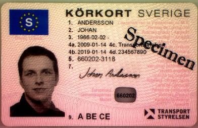 Sverigeregistrerat körkort