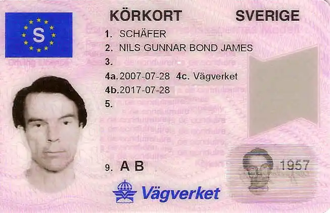 Sverige körkortskort