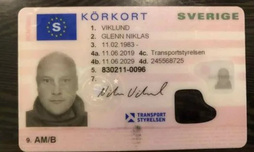 Ett svenskt körkort online